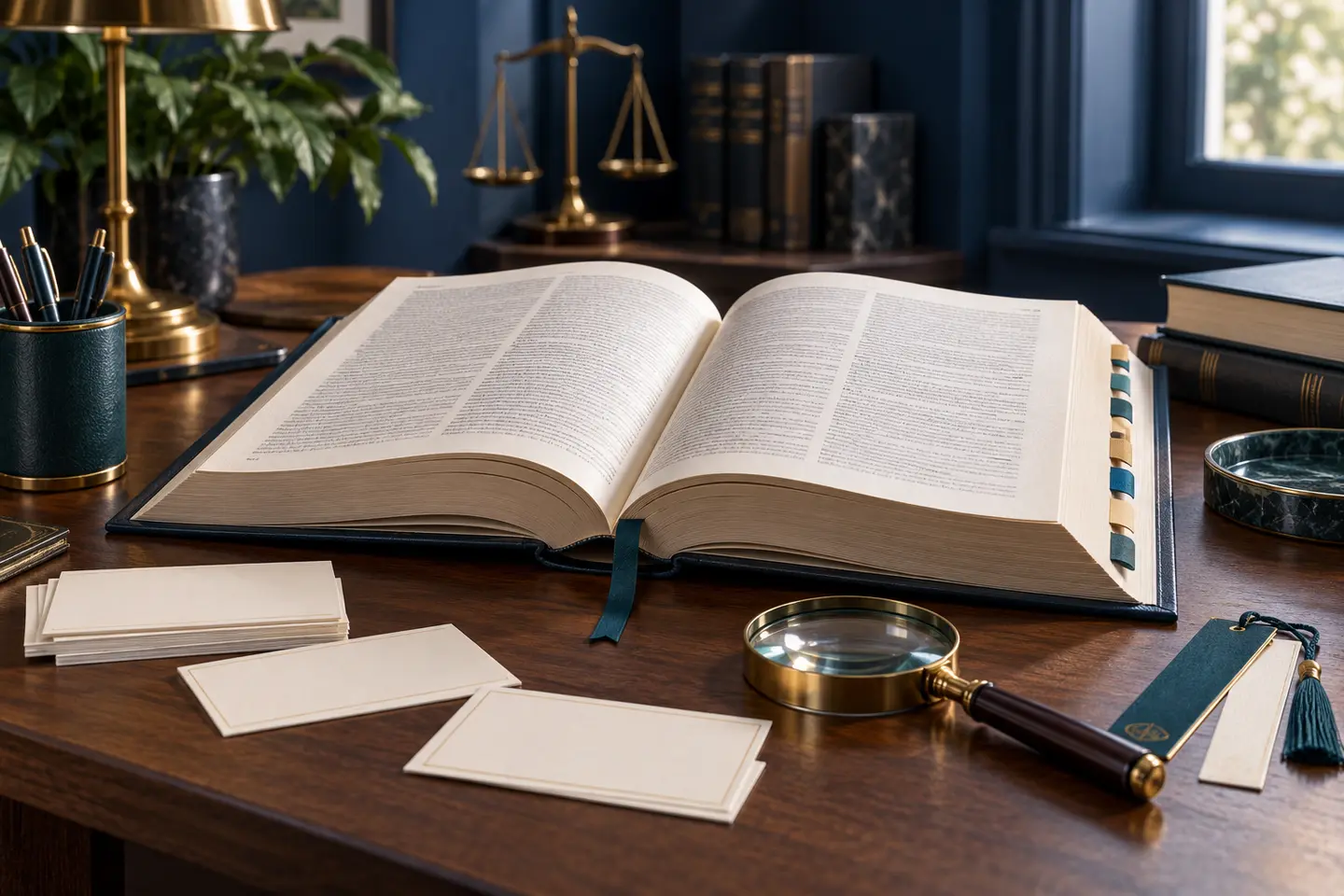 Dictionnaire de référence ouvert, fiches de définition, signets et loupe